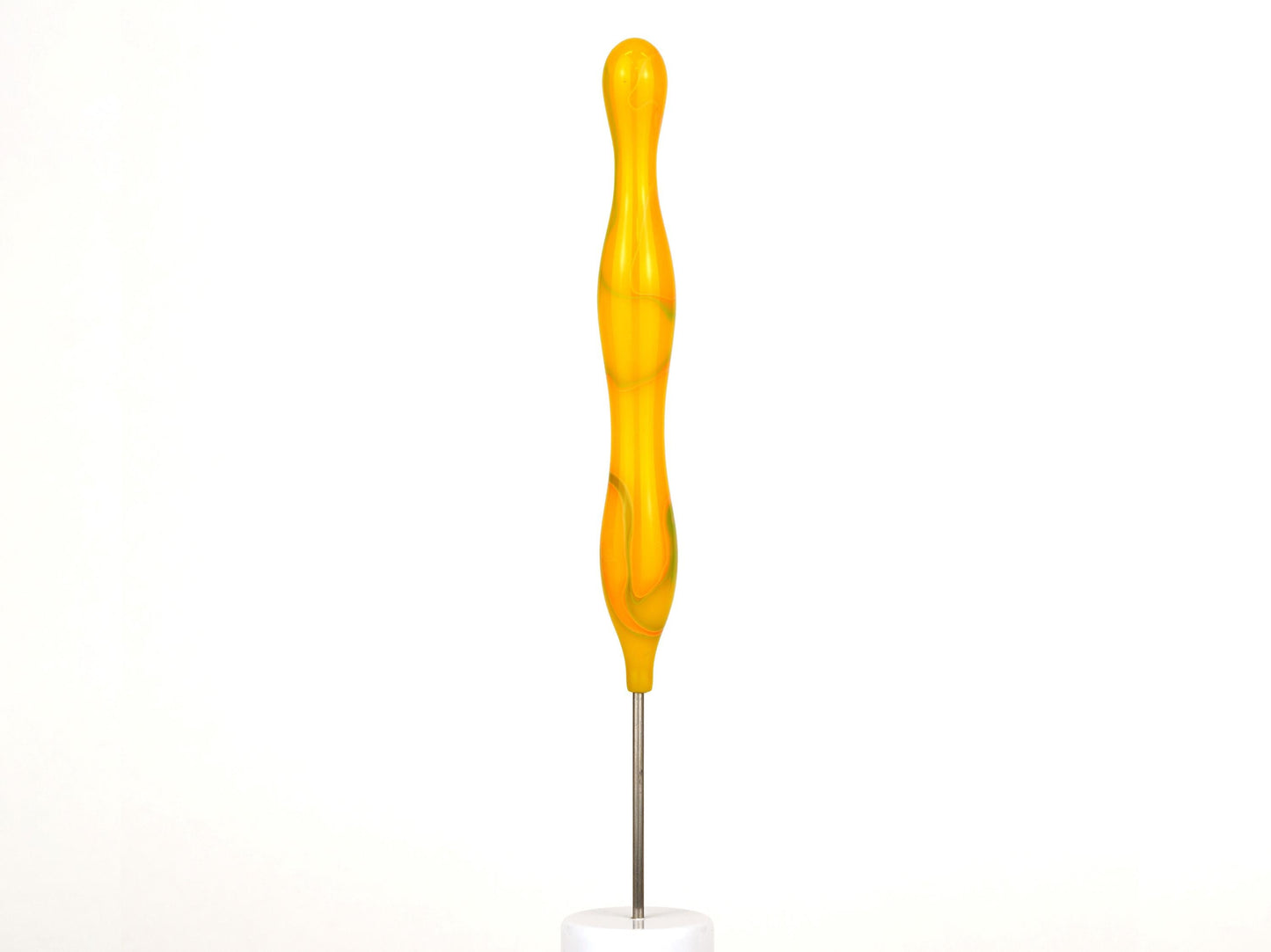 Pottery Needle Tool - Yellow Swirls - 180mm