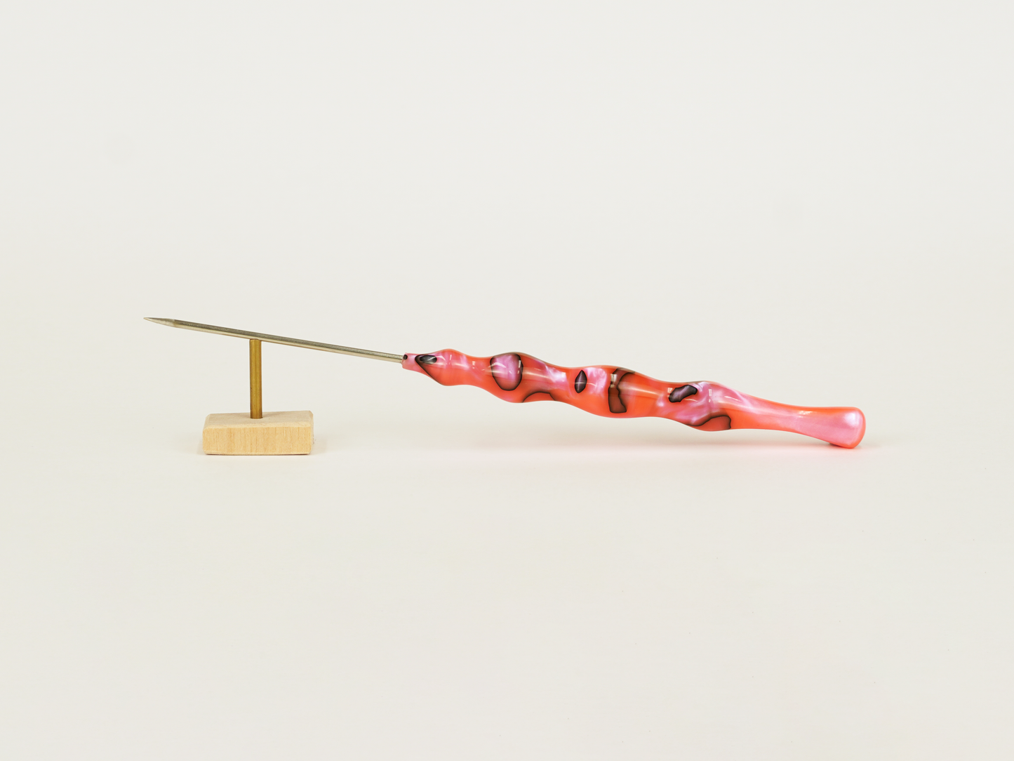 Pottery Needle Tool - Pink Glow - 180mm