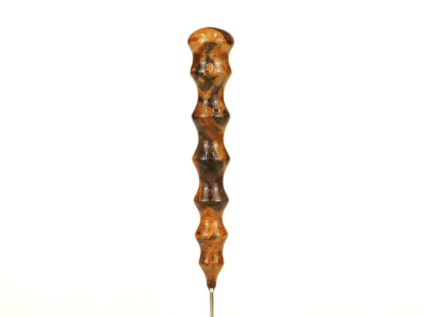 Hardwood Pottery Needle Tool (Dyed Burl Wood)