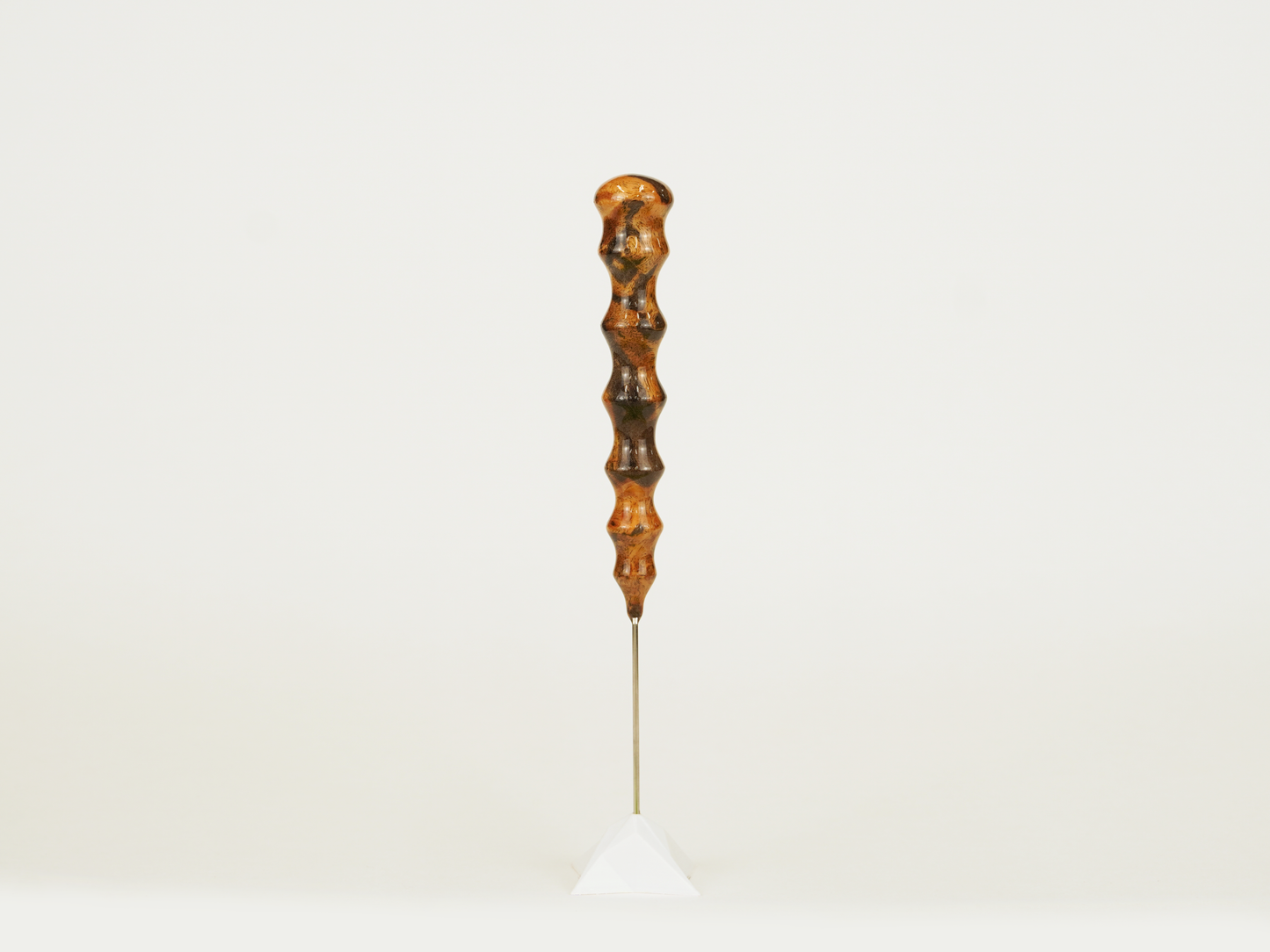 Hardwood Pottery Needle Tool (Dyed Burl Wood)