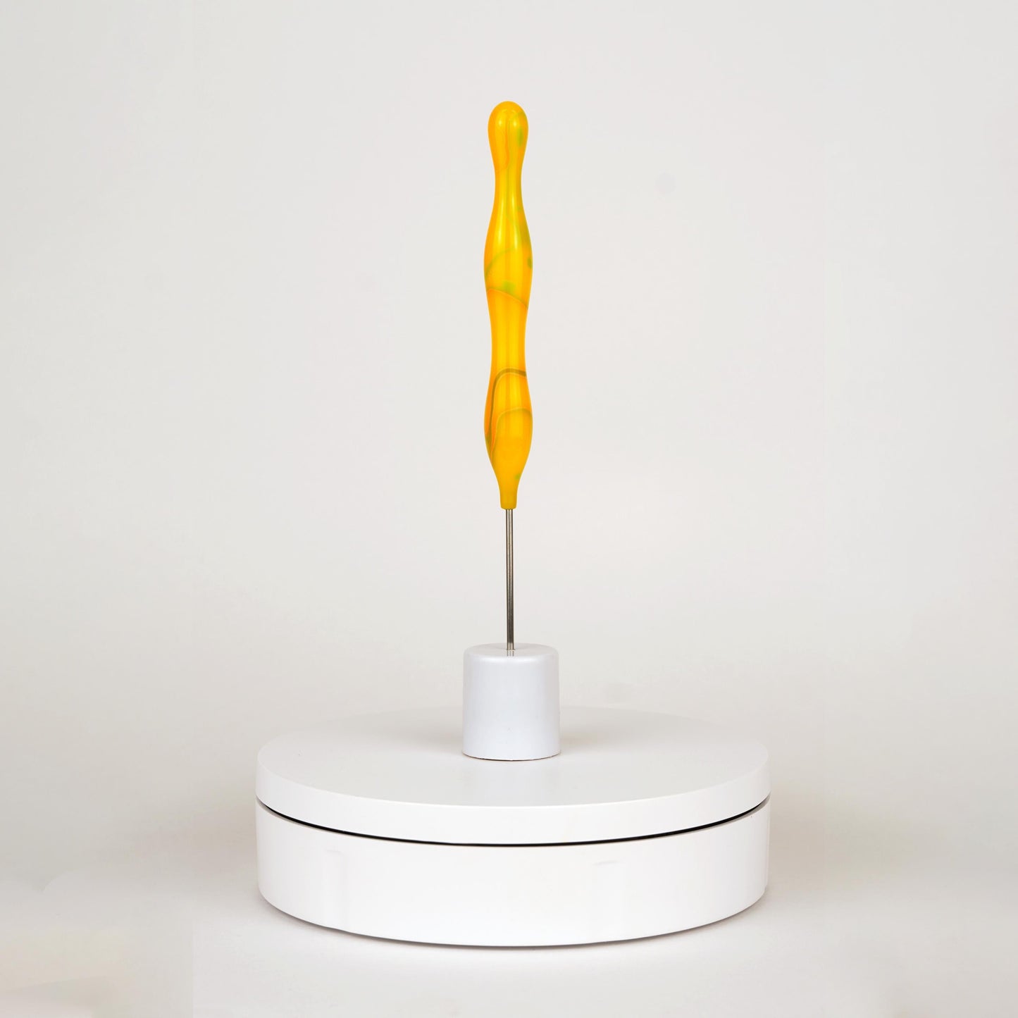 Pottery Needle Tool - Yellow Swirls - 180mm