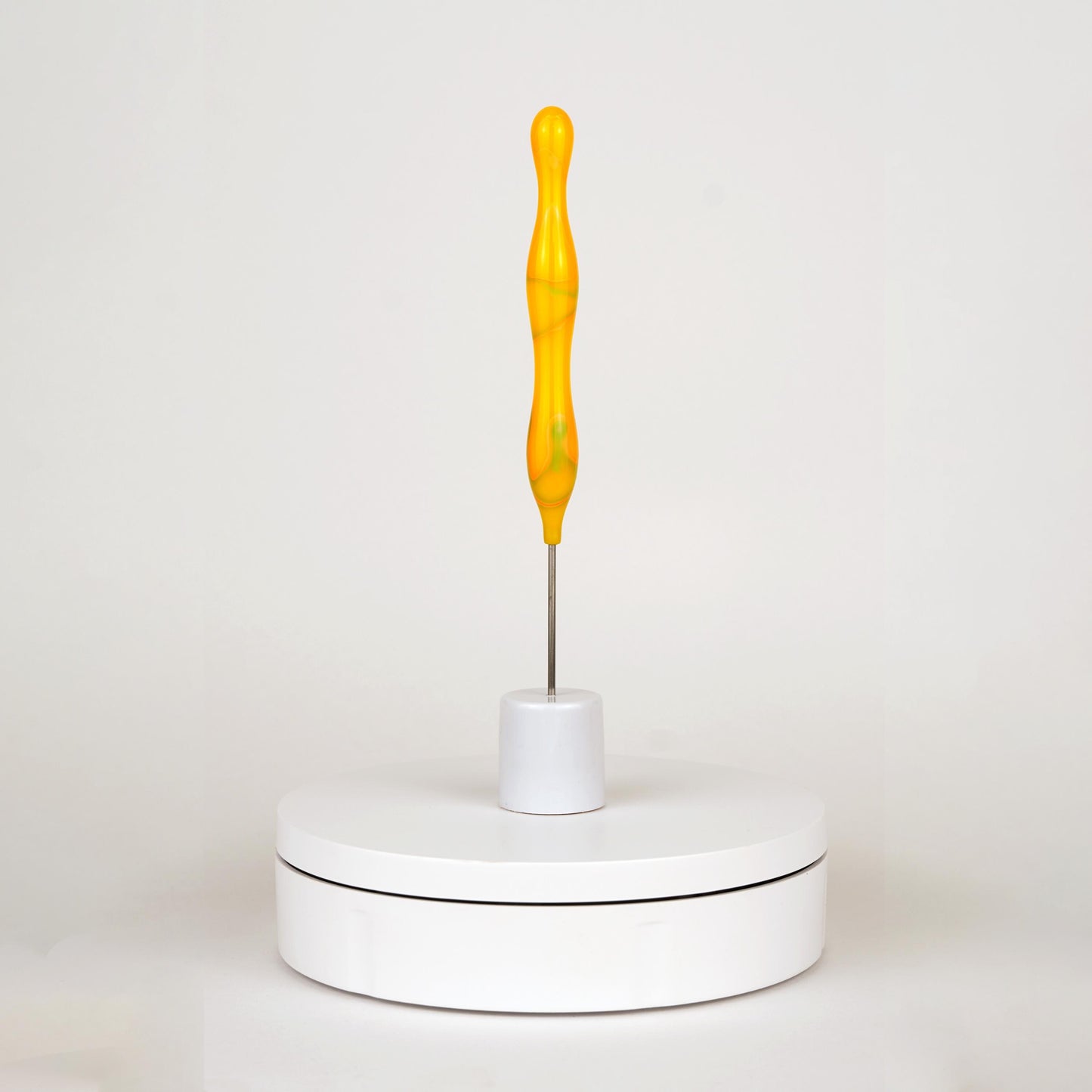 Pottery Needle Tool - Yellow Swirls - 180mm