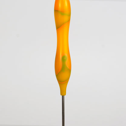 Pottery Needle Tool - Yellow Swirls - 180mm