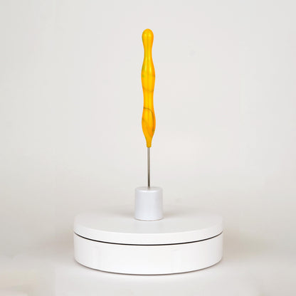 Pottery Needle Tool - Yellow Swirls - 180mm