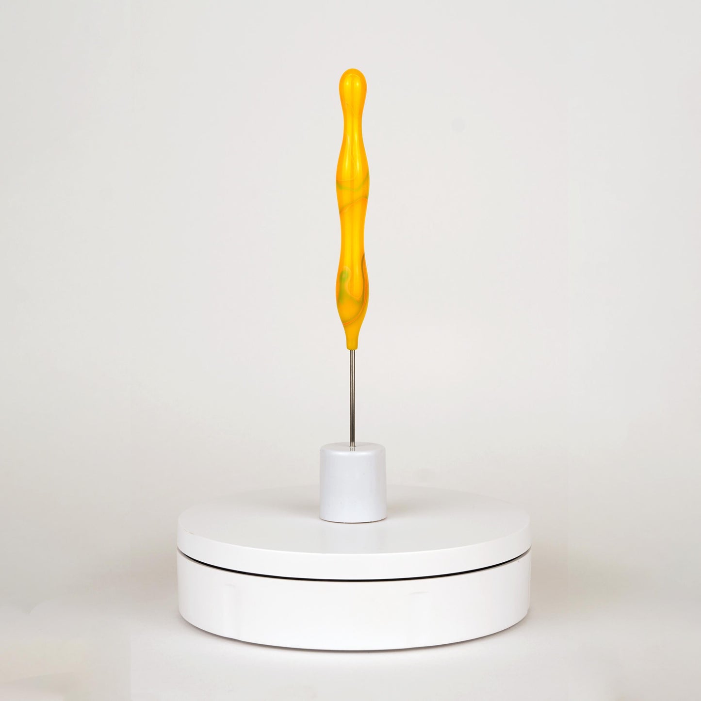 Pottery Needle Tool - Yellow Swirls - 180mm