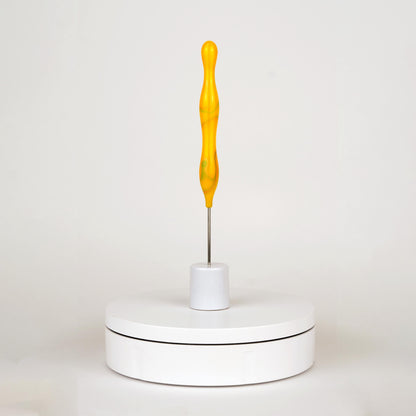 Pottery Needle Tool - Yellow Swirls - 180mm