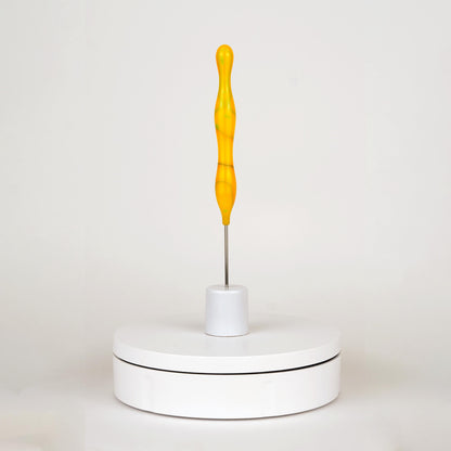 Pottery Needle Tool - Yellow Swirls - 180mm