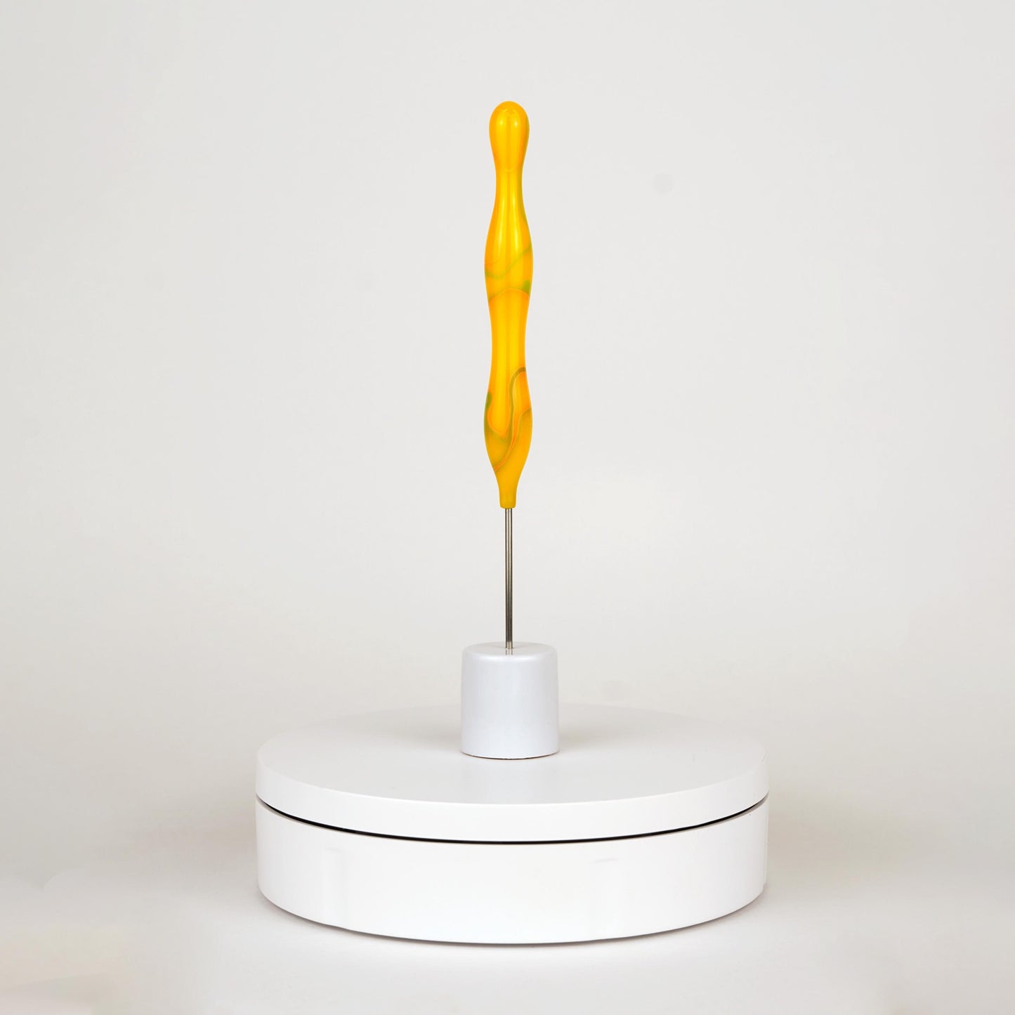 Pottery Needle Tool - Yellow Swirls - 180mm