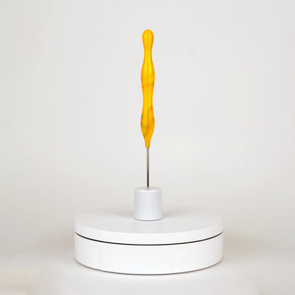Pottery Needle Tool - Yellow Swirls - 180mm