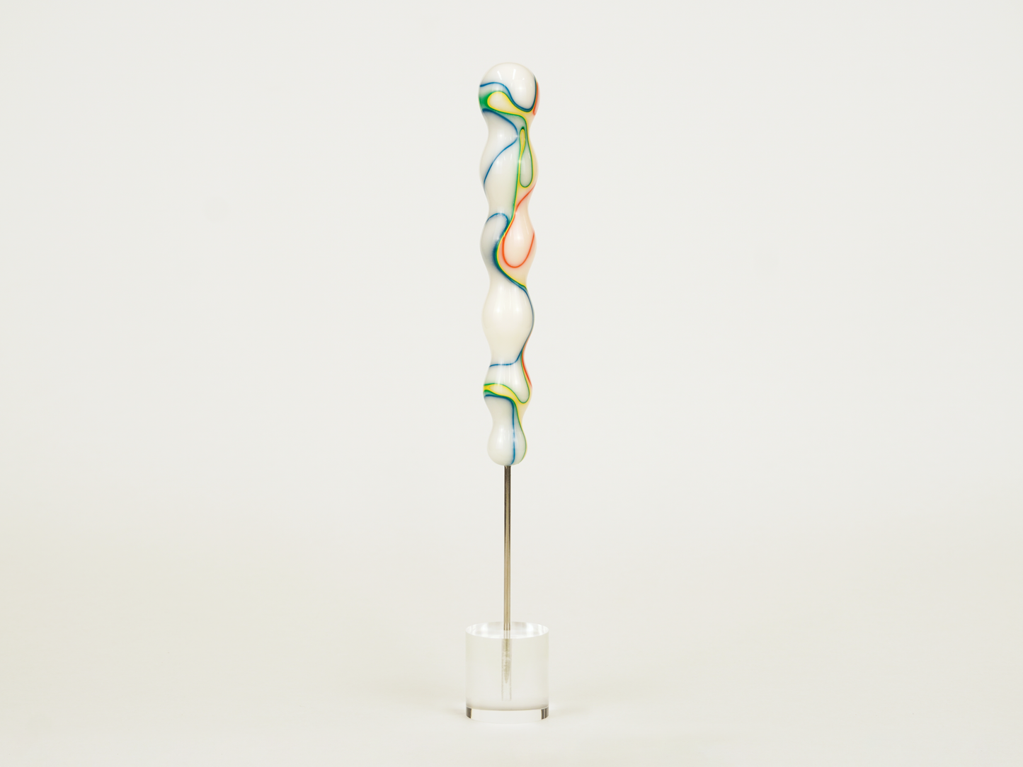 Pottery Needle Tool - Cotton Candy Swirl - 190mm