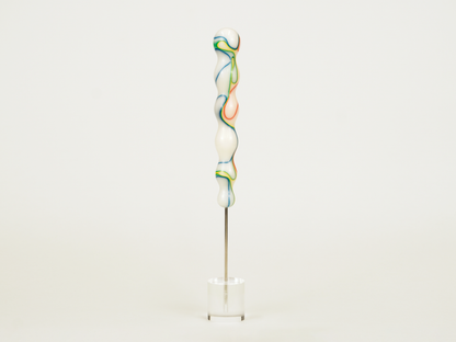 Pottery Needle Tool - Cotton Candy Swirl - 190mm